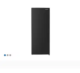 SHARP STANDING FREEZER 185L DARK SILVER
