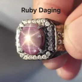 Batu Akik Ruby Daging
