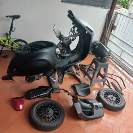 RePAINT VESPA Matic Full BODY Rp 2.000.000,-