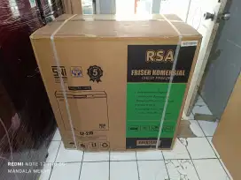 Rsa frezeer box 200 liter baru