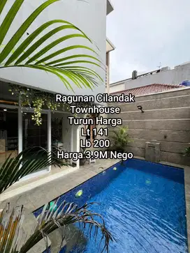 Jual Cepat Rumah Privet Pool di cilandak Jakarta selatan