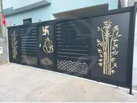 Bengkel las Lampung tralis kanopi pintu pagar gerbang tangga