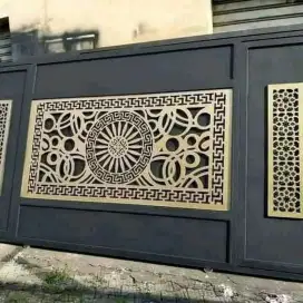 Bengkel las Lampung tralis kanopi pintu pagar gerbang tangga