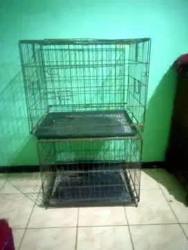 Kandang kucing besi tebal