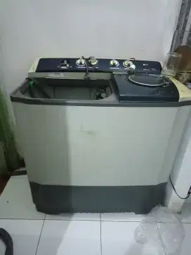 mesin cuci LG 16 kg 2 tabung
