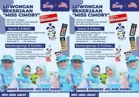 LOWONGAN KERJA SALES CIMORY / Miss Cimory