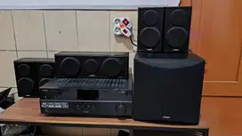 AV Receiver Yamaha HTR-2071 4K + Speaker NS‑P150 Subwoofer NS‑SW100