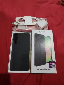 Jual hp bekas SAMSUNG A56 5g 8/256 likenew free adaptor