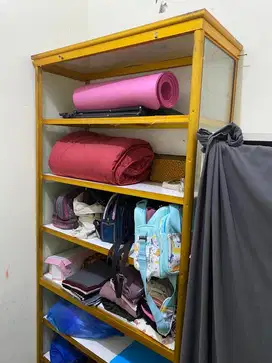 LEMARI RAK STAINLEESS STEEL KACA Serbaguna