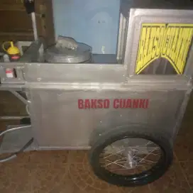Gerobak bakso baja ringan