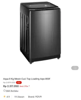 mesin cuci promo bisa cicilan syarat ktp tanpa dp