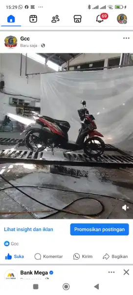 LOKER CUCI MOTOR