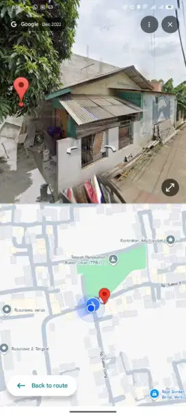 Di jual rumah untuk usaha posisi hook
