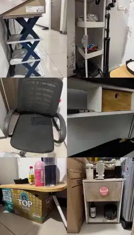 EDISI PINDAHAN, 6 KURSI/MEJA/RAK, AMBIL SEMUA 400 AJA