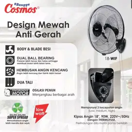 Kipas angin cosmos dinding 18 inc