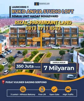 VIBRANT COMMERCIAL ANIVA STUDIO LOFT GADING SERPONG