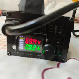 Charger Baterai Motor Listrik lifepo4 60Volt 10A Adjustable