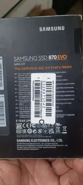 SSD SAMSUNG 870 EVO 2.5 500Gb