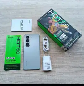 Infinix Hot 50 Nfc ram 6/256 warna silver