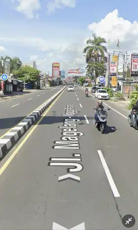 Dijual tanah strategis di pinggir jl magelang jogja