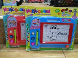 mainan anak papan tulis magent
