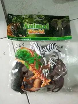 Mainan Anak Animal Word karet