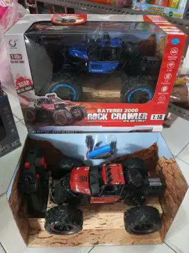 Mainan Anak Rc Rock crawler asap cas