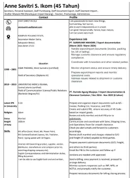 Mencari Pekerjaan Staff export/import, admin pekantoran/secretary