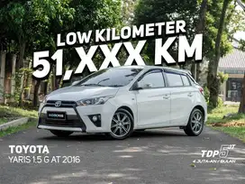 TDP 5 JUTA FREE GARANSI MESIN YARIS G AT 2016 PUTIH MOBCARS