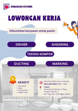LOWONGAN KERJA PT KUBANGAN PUTRA KARYA