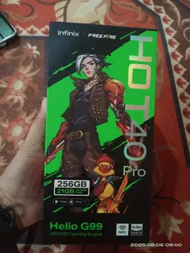 Hp Infinix hot 40 pro ram 21gb internal 256gb