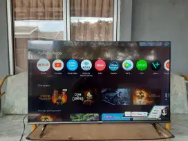 Tv Polytron Android Google Tv 43 in baru 2 bulan masih kaya baru