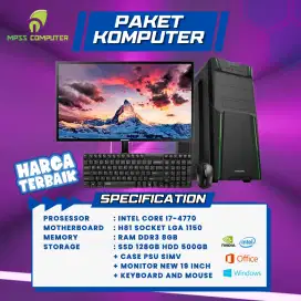 PC rakitan dengan spek standar cocok untuk office