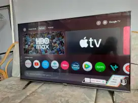Tv Polytron Android Google Tv 43 in baru 2 bulan masih kaya baru