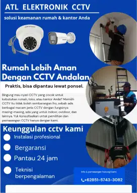 PASANG CCTV MALANG RAYA MURAH