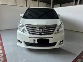 Toyota Alphard 2.4 G ATPM AT ( Matic ) 2014 Putih Low km 82rban Mulus