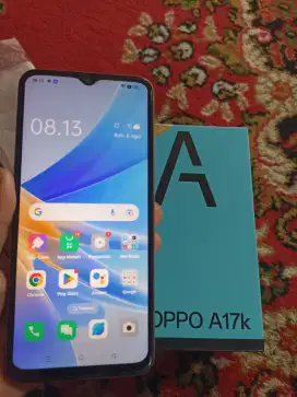Oppo a17k ram  3/64 (fullset+bening)