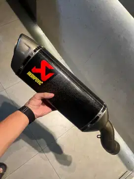 Knalpot Akrapovic Slip On for ZX10 spt baru