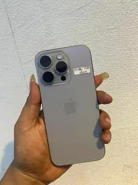 iPhone 15 Pro 128gb garansi iBox natural titanium