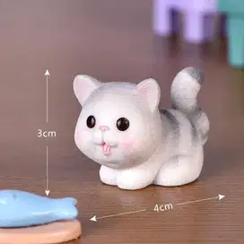 Dekorasi Mini Mainan Kucing DIY Animal Kursi Cat Dekorasi Kue Summer T
