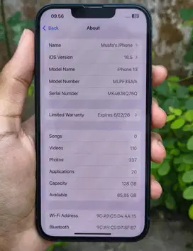 Jual Cepat! Iphone 13 128Gb midnight resmi Ibox/blibli