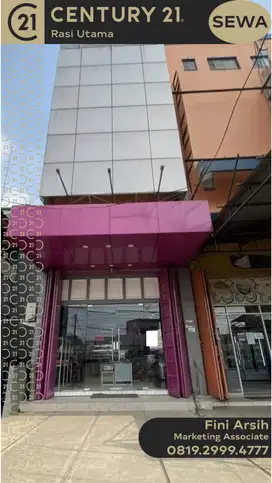 DISEWAKAN RUKO 3 LANTAI DI HARAPAN BARU BEKASI