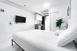 Clean Spacious Fully Furnished Apartemen Studio Educity