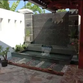 Jasa pembuatan kolam koi kaca minimalis