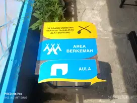 Papan nama petunjuk arah