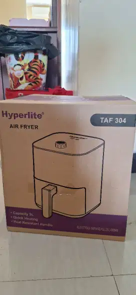 Air Fryer Hyperlite TAF 304 Kondisi Baru Gress - Ex. Hadiah Jual Murah