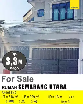 DIJUAL RUMAH DI SEMARANG UTARA A4406