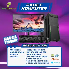 PC RAKITAN DENGAN SPEK STANDAR cocok untuk office dan sekolah
