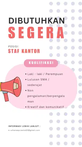 lowongan pekerjaan