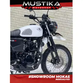 READY‼️ KAWASAKI W175 TR PMK 2021 WARNA FAVORIT PUTIH MULUS NOMINUS
